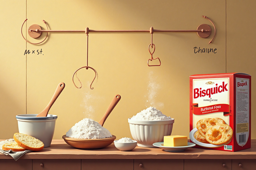 Evolution of Bisquick through the decades.